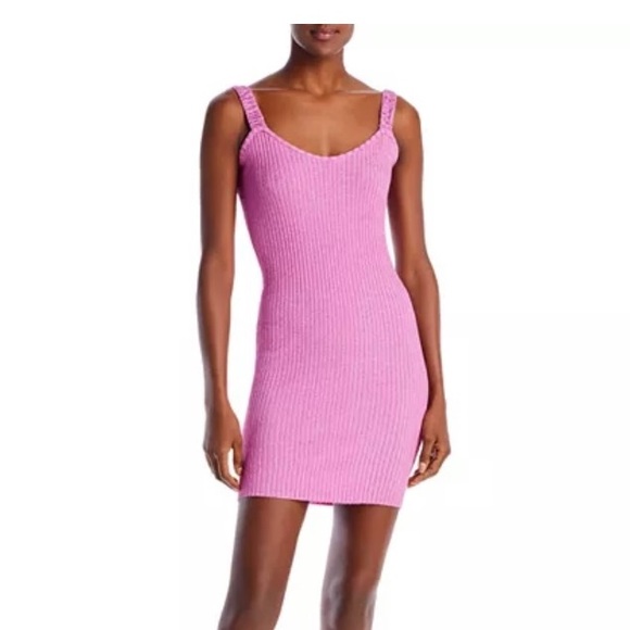 LoveShackFancy Dresses & Skirts - Love Shack Fancy Womens Dress Leoma Mini Dress Fitted Sparkle Pink Size Small